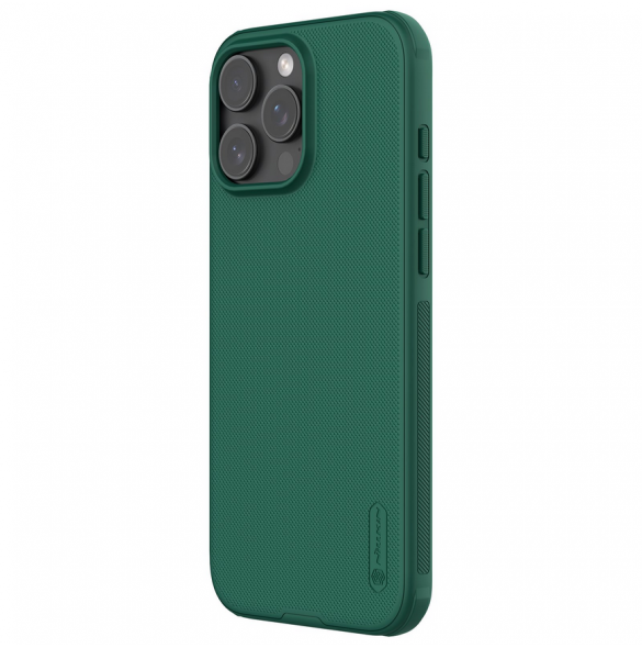 Nillkin Super Frosted PRO Bakskal till Apple iPhone 16 Pro Mörkgrön