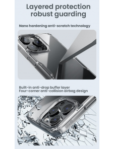 Nillkin Nature TPU PRO Skal till Apple iPhone 16 Pro Max Transparent