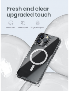Nillkin Nature TPU PRO magnetiskt skal till Apple iPhone 16 Pro Max Transparent