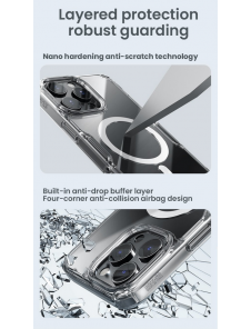 Nillkin Nature TPU PRO magnetiskt skal till Apple iPhone 16 Pro Max Transparent