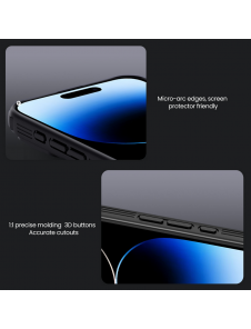 Nillkin CamShield PRO magnetiskt hårt fodral till Apple iPhone 16 Pro Max Blå