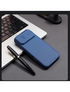 Nillkin CamShield PRO hårt fodral till Apple iPhone 16 Pro Max Blå