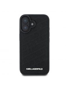Karl Lagerfeld PU Quilted Pattern Fodral till iPhone 16 Svart