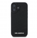 Karl Lagerfeld PU Quilted Pattern Fodral till iPhone 16 Svart