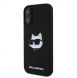 Karl Lagerfeld Liquid Silicone Choupette Head MagSafe Fodral till iPhone 16 Svart