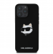 Karl Lagerfeld Liquid Silicone Choupette Head MagSafe Fodral för iPhone 16 Pro Svart
