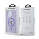 Karl Lagerfeld flytande silikon Karl och Choupette MagSafe-fodral till iPhone 16 Pro Lila