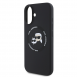 Karl Lagerfeld flytande silikon K&CH Heads MagSafe-fodral till iPhone 16 Svart