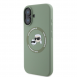 Karl Lagerfeld flytande silikon K&CH Heads MagSafe-fodral till iPhone 16 Kaki