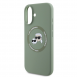 Karl Lagerfeld flytande silikon K&CH Heads MagSafe-fodral till iPhone 16 Kaki