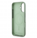 Karl Lagerfeld flytande silikon K&CH Heads MagSafe-fodral till iPhone 16 Kaki