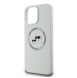 Karl Lagerfeld flytande silikon K&CH Heads MagSafe-fodral för iPhone 16 Pro Max Beige