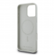 Karl Lagerfeld flytande silikon K&CH Heads MagSafe-fodral för iPhone 16 Pro Max Beige