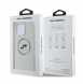 Karl Lagerfeld flytande silikon K&CH Heads MagSafe-fodral för iPhone 16 Pro Max Beige