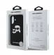 Karl Lagerfeld Flytande Silikon Double Heads MagSafe Fodral för iPhone 16 Plus Svart