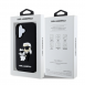 Karl Lagerfeld 3D-gummi Karl och Choupette-fodral till iPhone 16 Plus Svart
