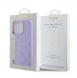 Guess Saffiano Peony Stamp MagSafe Fodral till iPhone 16 Pro Max Lila