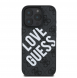Guess PU Leather 4G Big Love Logo MagSafe Fodral för iPhone 16 Pro Max Svart