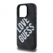 Guess PU Leather 4G Big Love Logo MagSafe Fodral för iPhone 16 Pro Max Svart