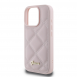 Guess PU Läder Quilted Case för iPhone 16 Pro Pink
