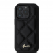 Guess PU Läder Quilted Case för iPhone 16 Pro Max Svart