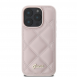 Guess PU Läder Quilted Case för iPhone 16 Pro Max Rosa