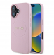 Guess PU Grained Classic Logo MagSafe Fodral för iPhone 16 Rosa
