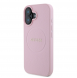 Guess PU Grained Classic Logo MagSafe Fodral för iPhone 16 Rosa