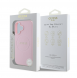 Guess PU Grained Classic Logo MagSafe Fodral för iPhone 16 Rosa