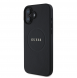 Guess PU Grained Classic Logo MagSafe Fodral för iPhone 16 Plus Svart