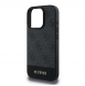 Guess PU 4G Stripe-fodral till iPhone 16 Pro Max Grå