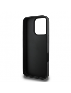 Guess PU 4G Stripe-fodral till iPhone 16 Pro Max Grå