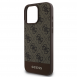 Guess PU 4G Stripe-fodral till iPhone 16 Pro Brown