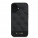 Guess PU 4G Stripe Fodral till iPhone 16 Grå