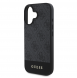 Guess PU 4G Stripe Fodral till iPhone 16 Grå