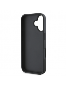 Guess PU 4G Stripe Fodral till iPhone 16 Grå