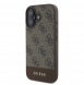 Guess PU 4G Stripe Fodral till iPhone 16 Brun