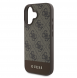 Guess PU 4G Stripe Fodral till iPhone 16 Brun