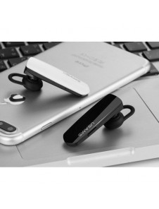 USAMS US-LF001 LF Serie Single In-Ohr Bluetooth Headset - Svart