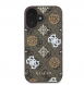 Guess PU 4G Peony MagSafe Fodral till iPhone 16 Brun