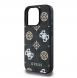 Guess PU 4G Peony MagSafe Fodral för iPhone 16 Pro Svart