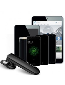 USAMS US-LF001 LF Serie Single In-Ohr Bluetooth Headset - Svart