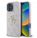 Guess PU 4G metalllogofodral för iPhone 16 Pro Max Rosa