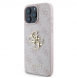 Guess PU 4G metalllogofodral för iPhone 16 Pro Max Rosa