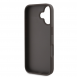 Guess PU 4G metalllogofodral för iPhone 16 Plus Brun