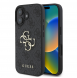 Guess PU 4G metalllogofodral för iPhone 16 Grå