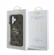 Guess PU 4G metalllogofodral för iPhone 16 Brun
