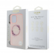 Guess IML Flowers Ring MagSafe Fodral till iPhone 16 Pro Pink