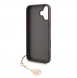 Guess 4G Charm-fodral för iPhone 16 Plus Tone on Tone Brown