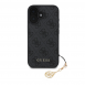 Guess 4G Charm Fodral för iPhone 16 Plus Tone on Tone Grey